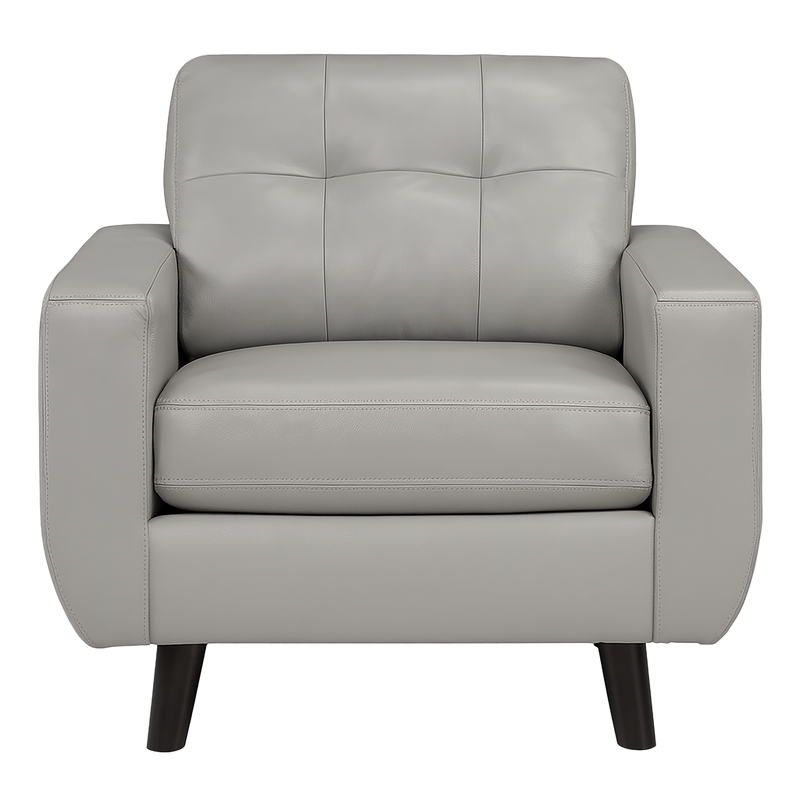 Tiena Leather Sofa, Loveseat and Chair Set