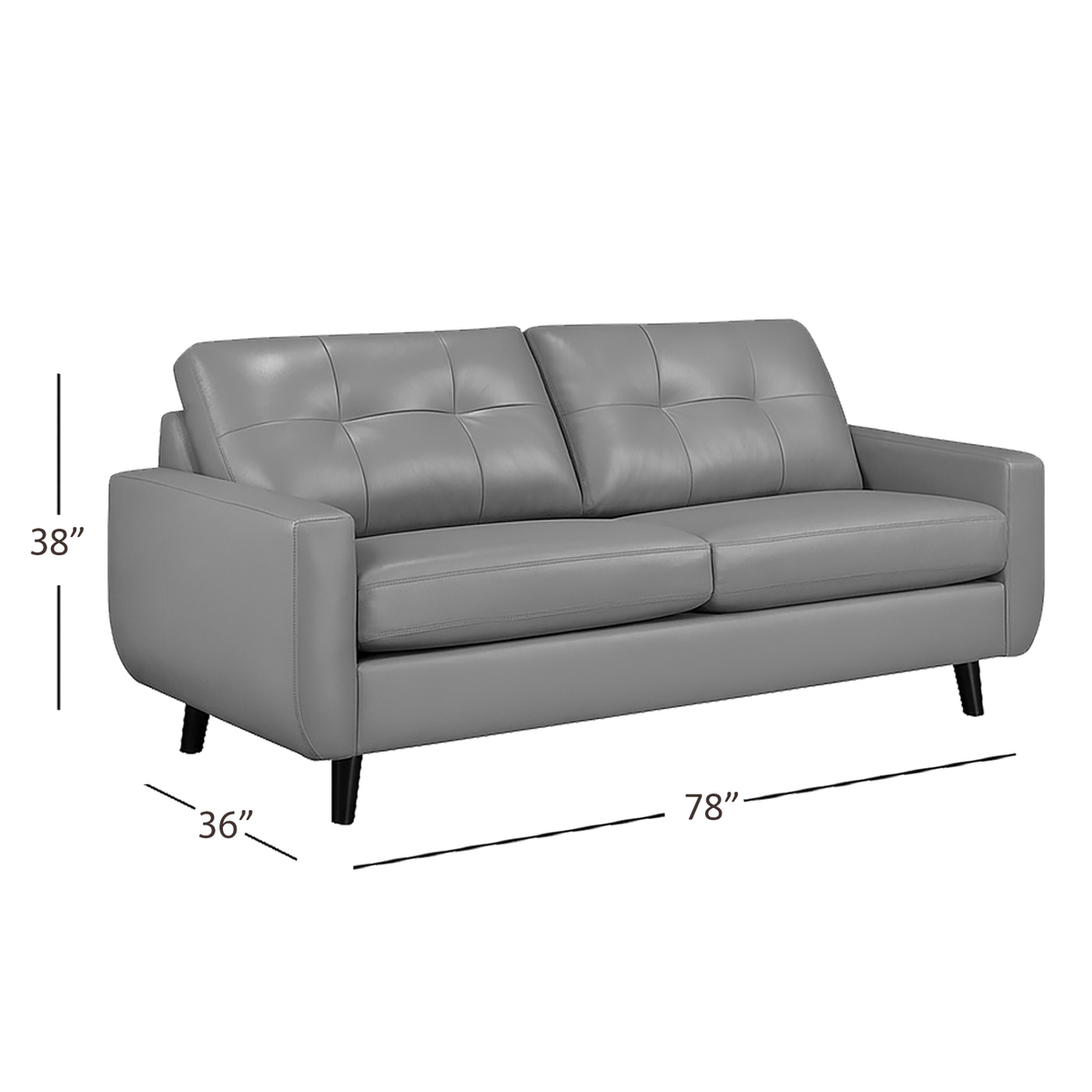 Tiena Leather Sofa