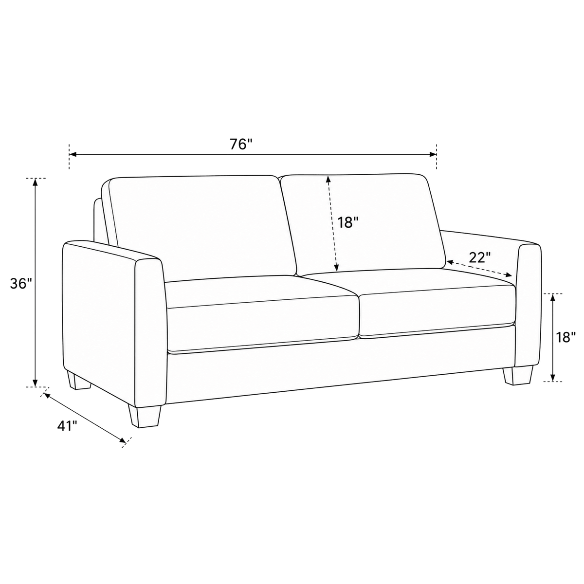 Toulon Queen Sleeper Sofa | Premium Comfort & Easy-Open Design - Coja