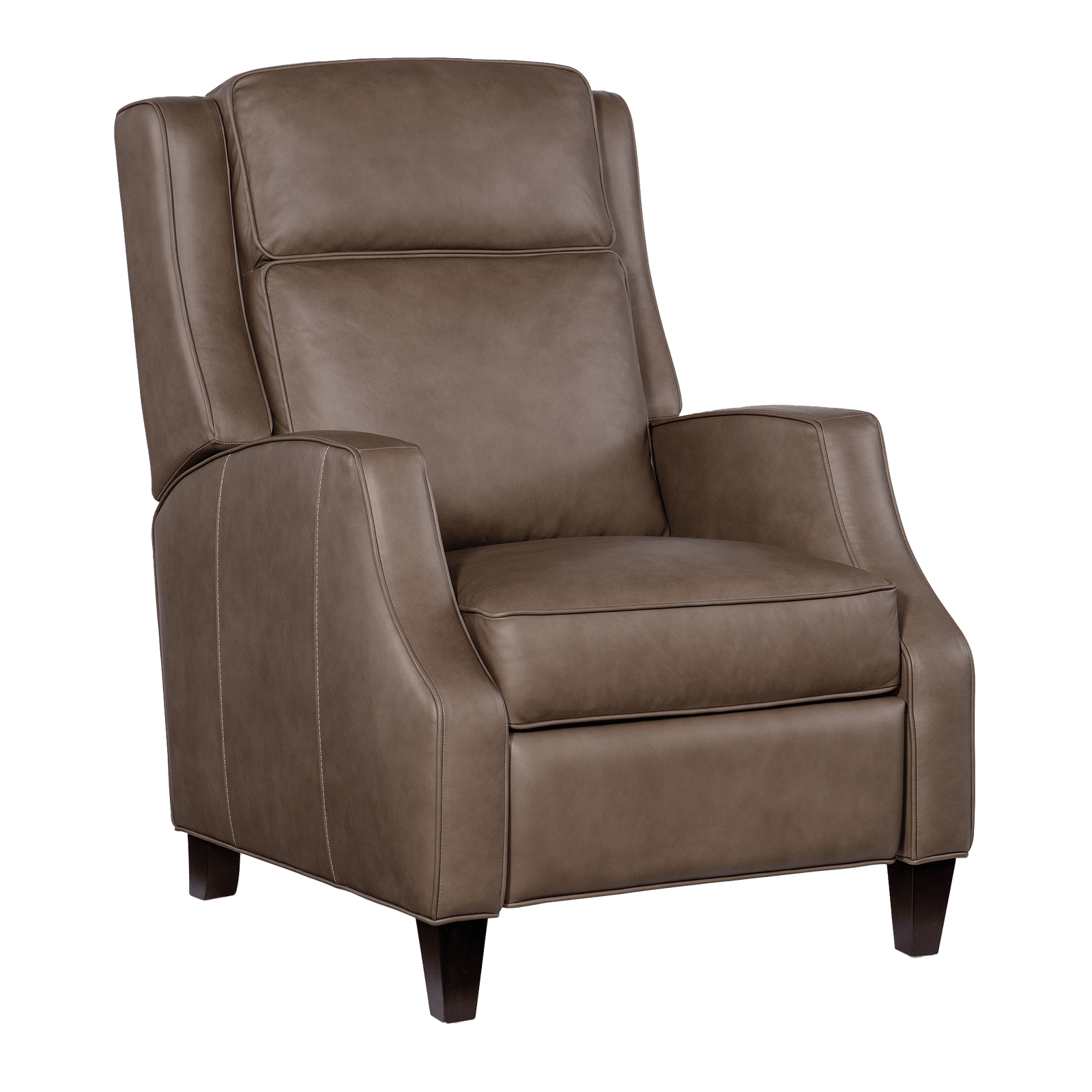 Tristine Manual Push Back Recliner, Leather - Coja