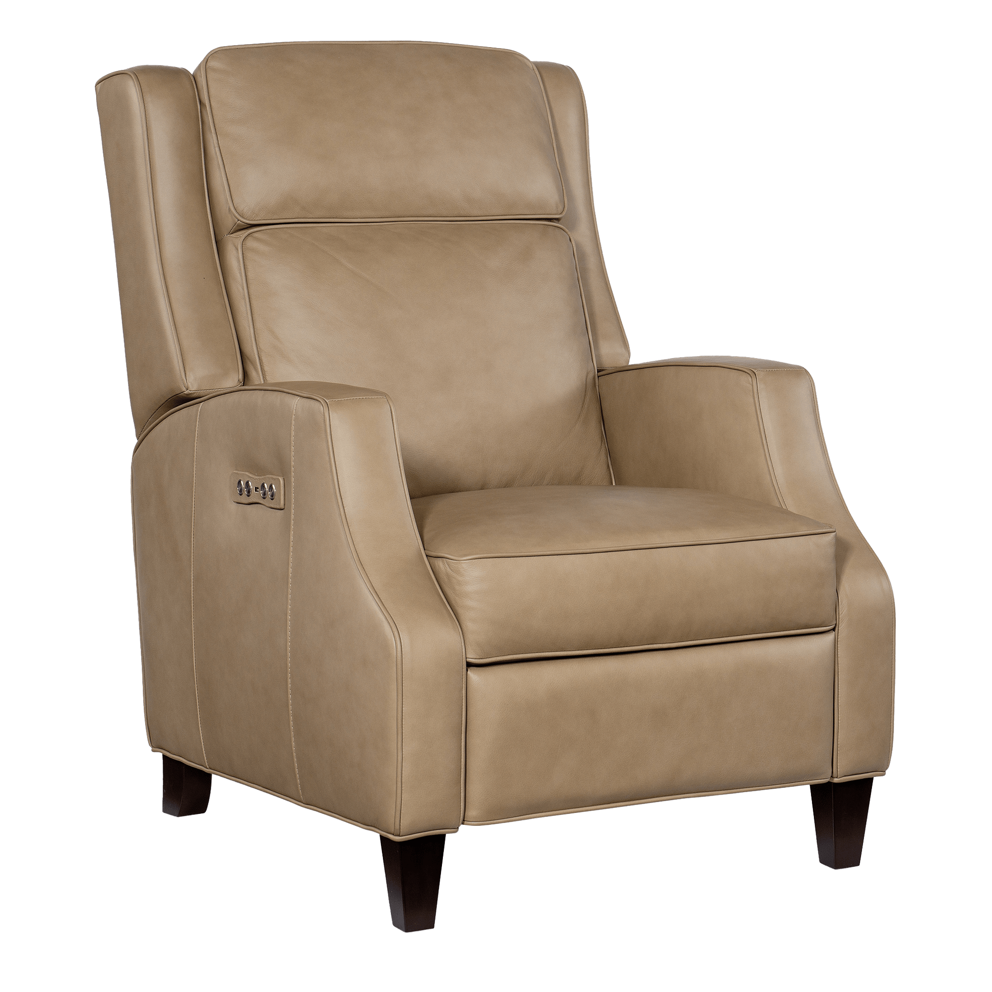 Tristine Power Recliner with Power Headrest, Leather