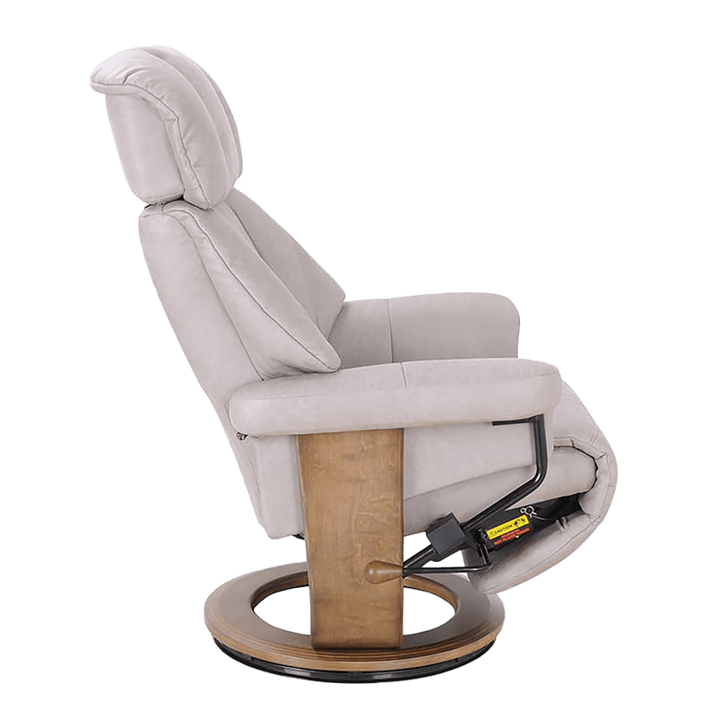 Tulin Swivel Recliner with Folding Ottoman - Coja