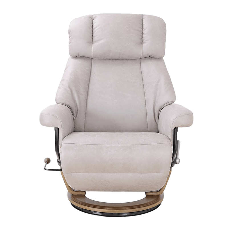 Tulin Swivel Recliner with Folding Ottoman - Coja