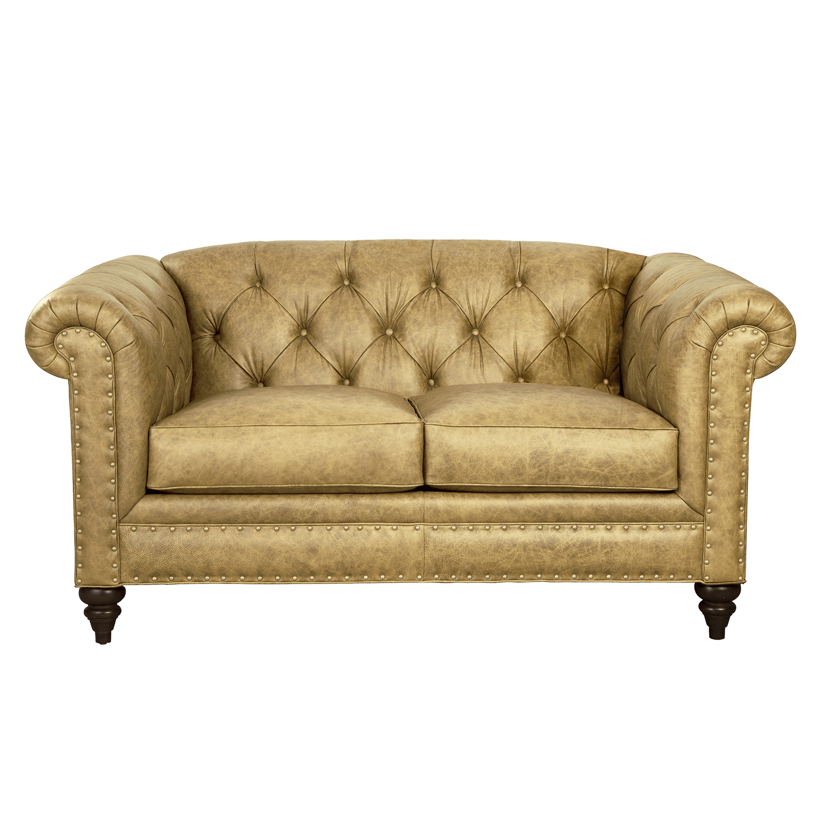 Ulrika Genuine Leather Loveseat - Made in U.S.A.