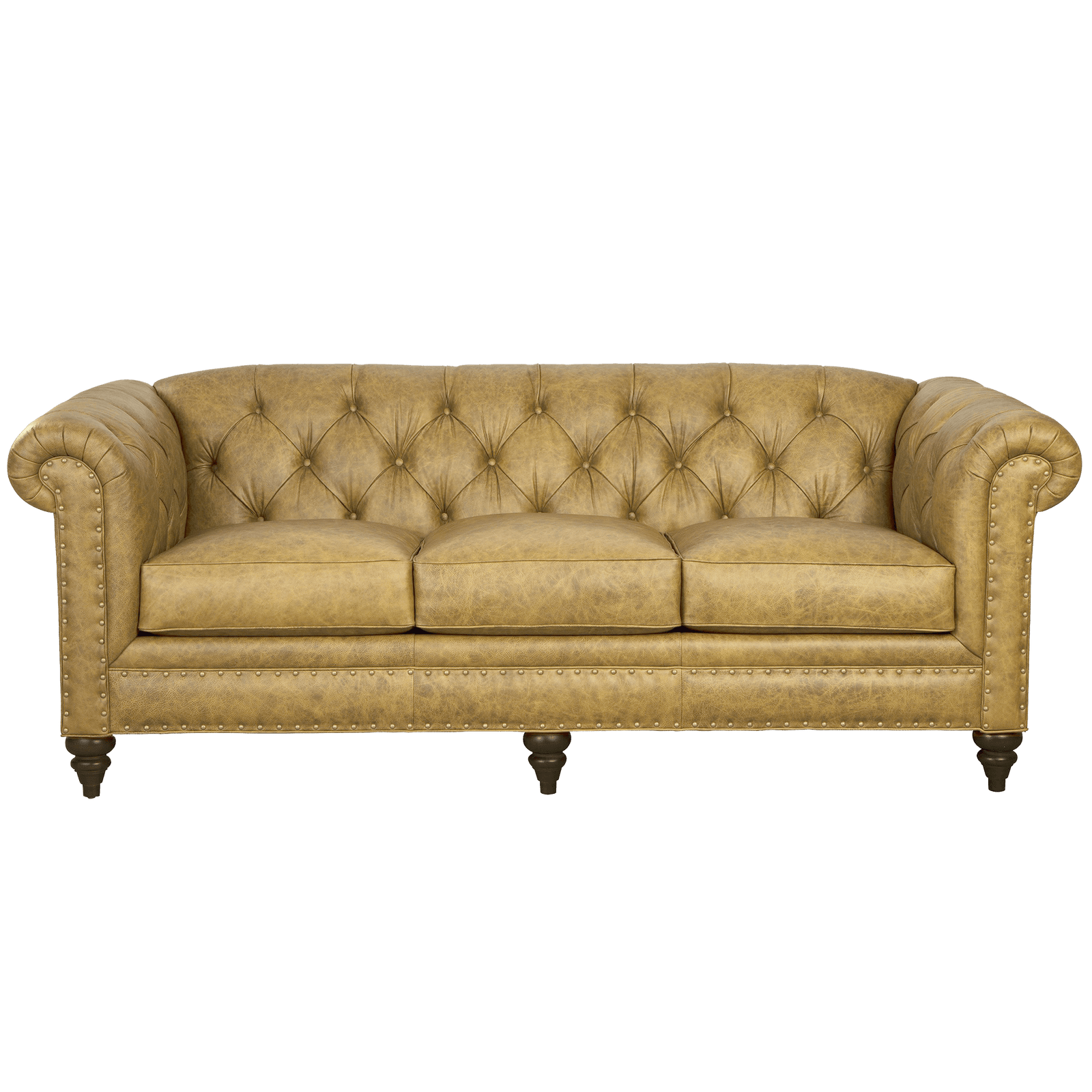 Ulrika Genuine Leather Sofa - Made in U.S.A.