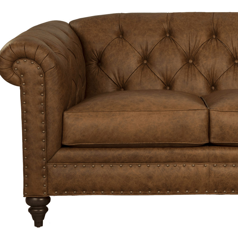 Ulrika Genuine Leather Loveseat - Made in U.S.A. - Coja