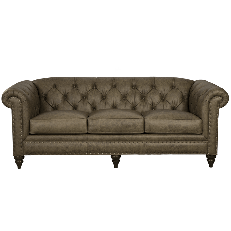 Ulrika Genuine Leather Sofa - Made in U.S.A. - Coja