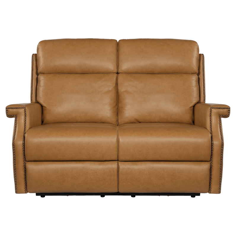 Veliko 57.5" Wide Upholstered Leather Loveseat - Coja