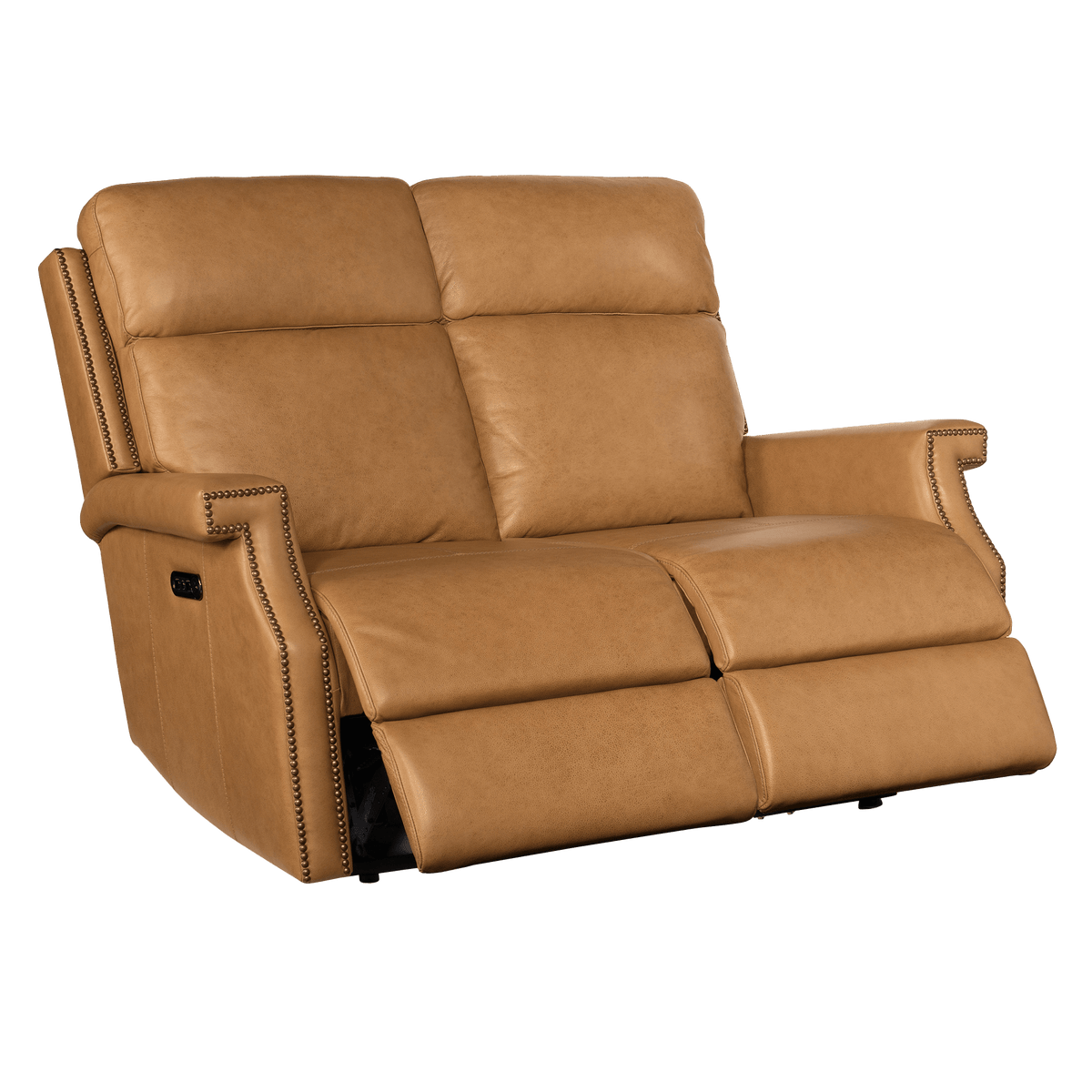 Veliko 57.5&quot; Wide Upholstered Leather Loveseat - Coja