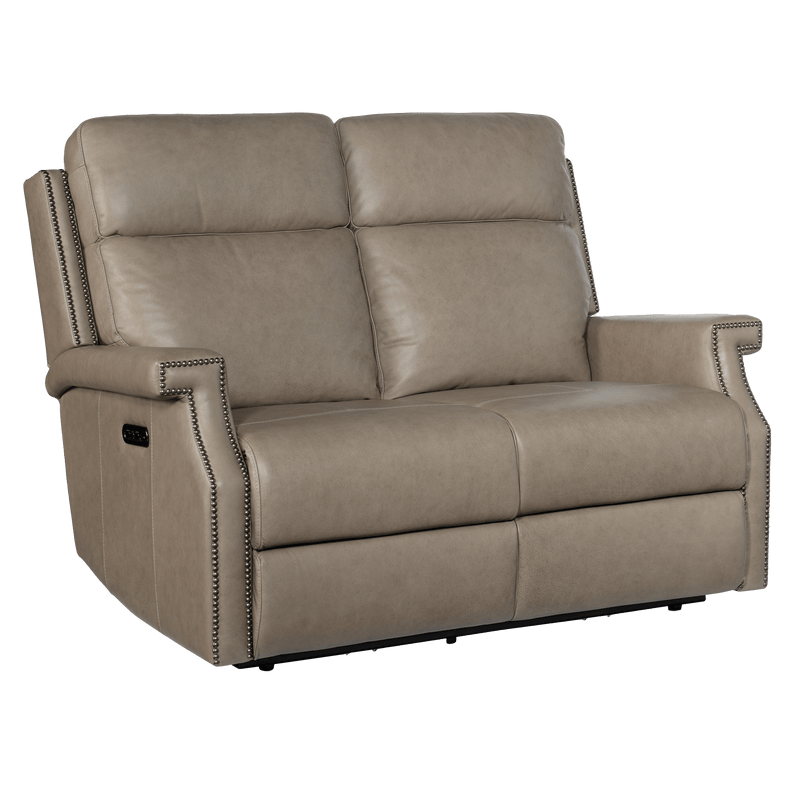 Veliko 57.5" Wide Upholstered Leather Loveseat - Coja