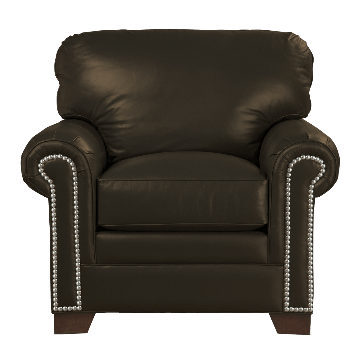 Vidonia Genuine Leather Armchair - Made in U.S.A. - Coja