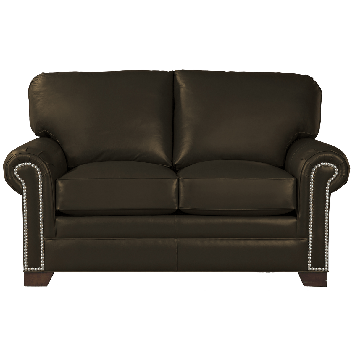 Vidonia Genuine Leather Loveseat - Made in U.S.A. - Coja