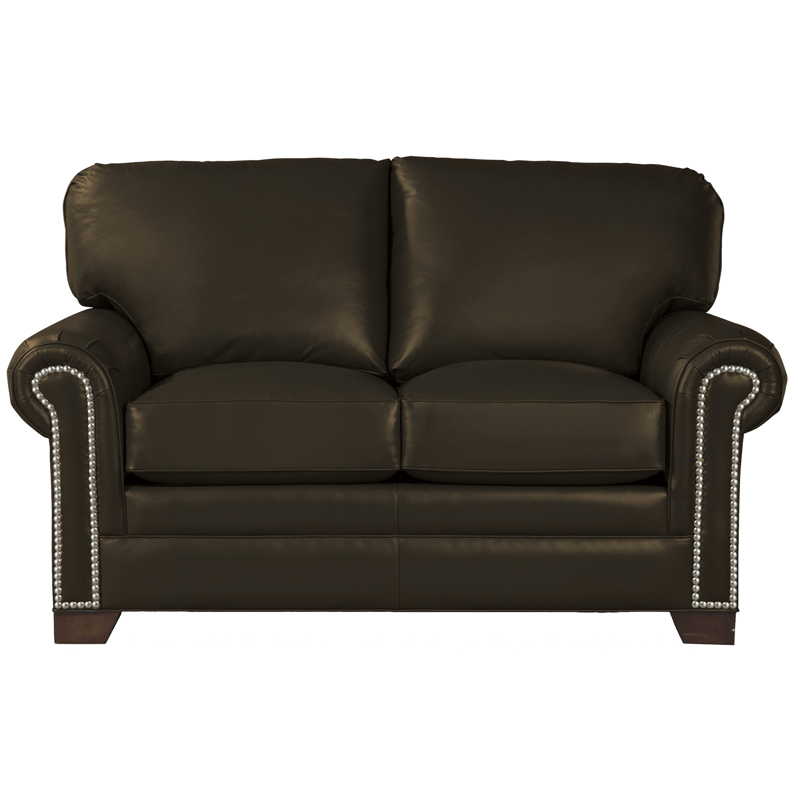 Vidonia Genuine Leather Loveseat - Made in U.S.A.