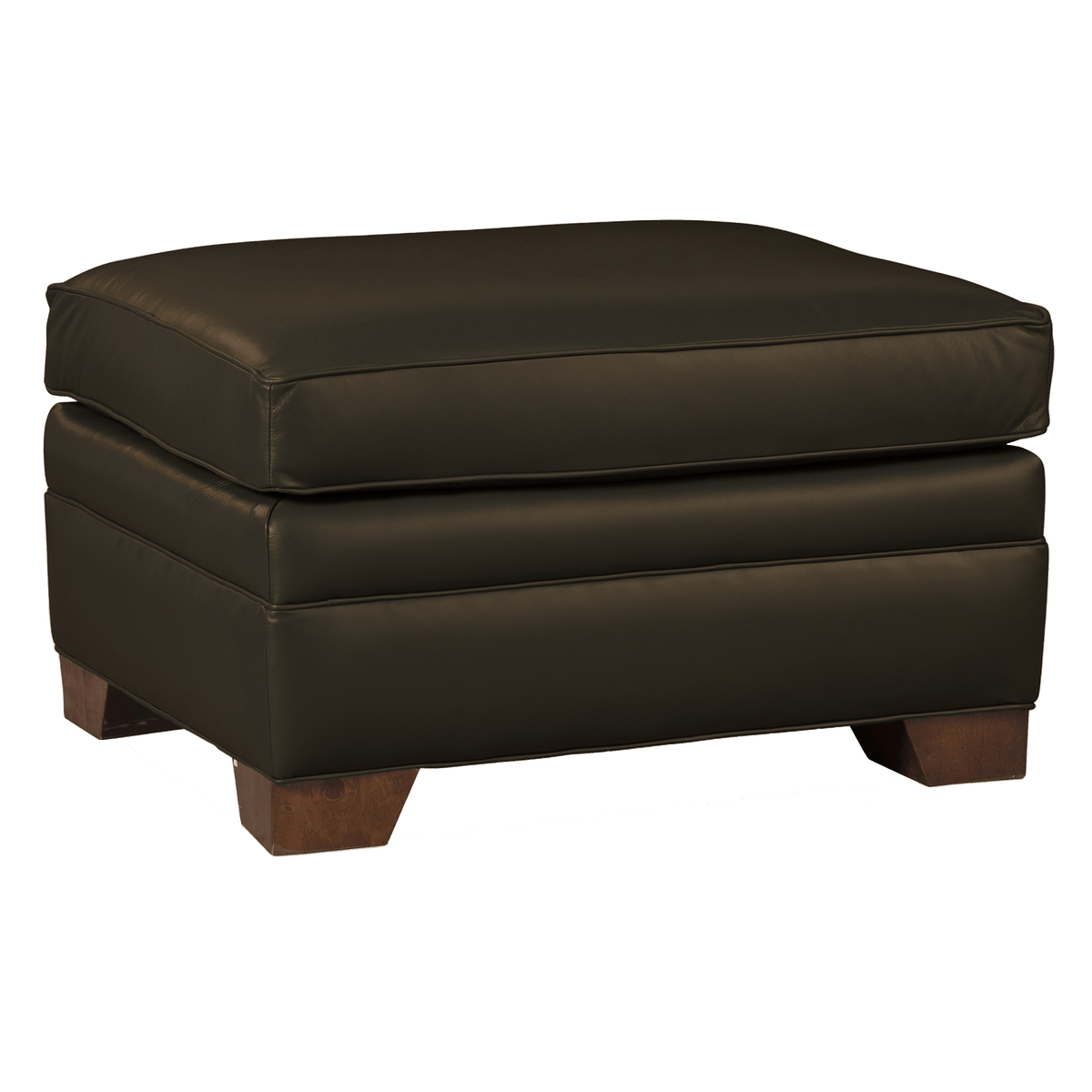 Vidonia Genuine Leather Ottoman - Made in U.S.A. - Coja