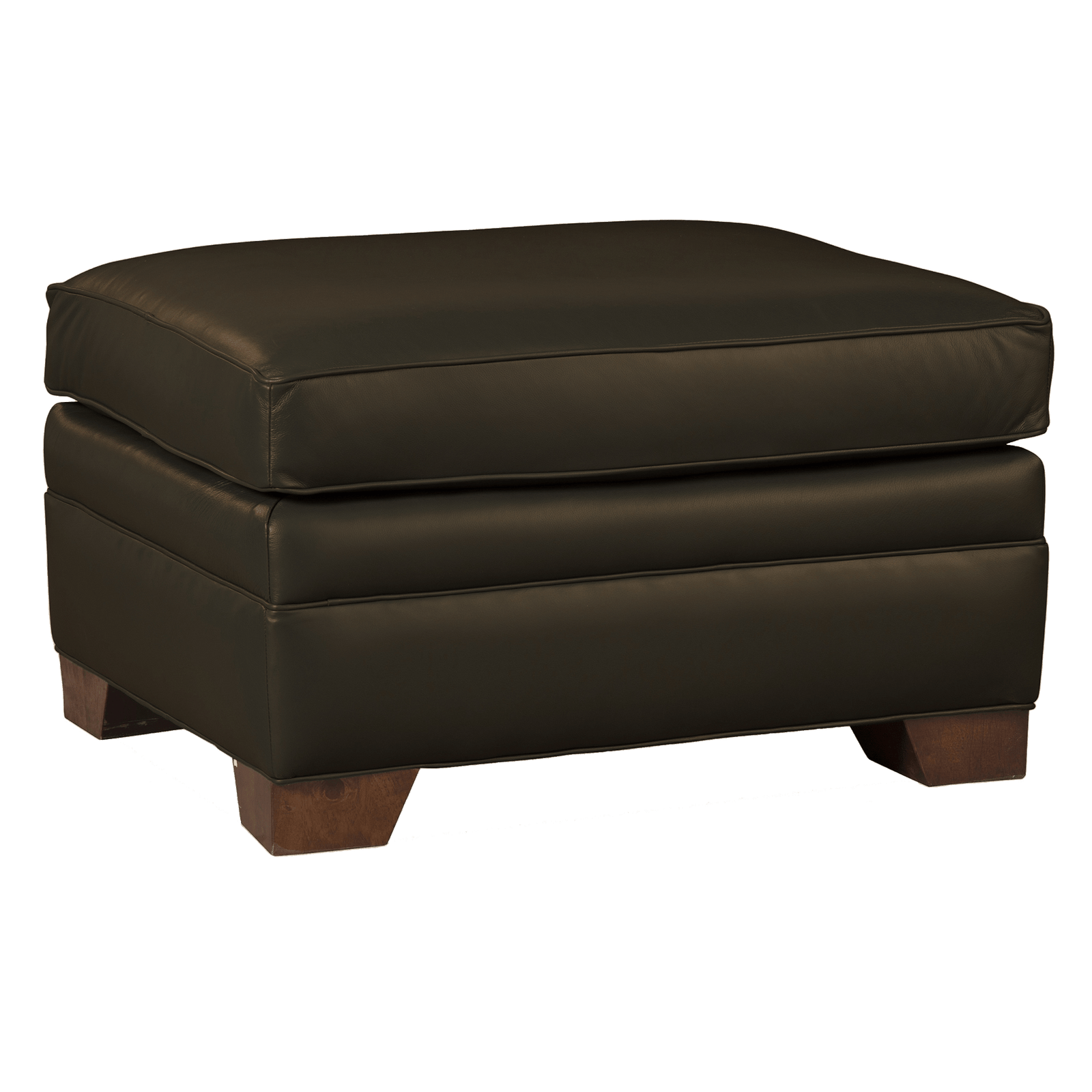 Vidonia Genuine Leather Ottoman - Made in U.S.A.