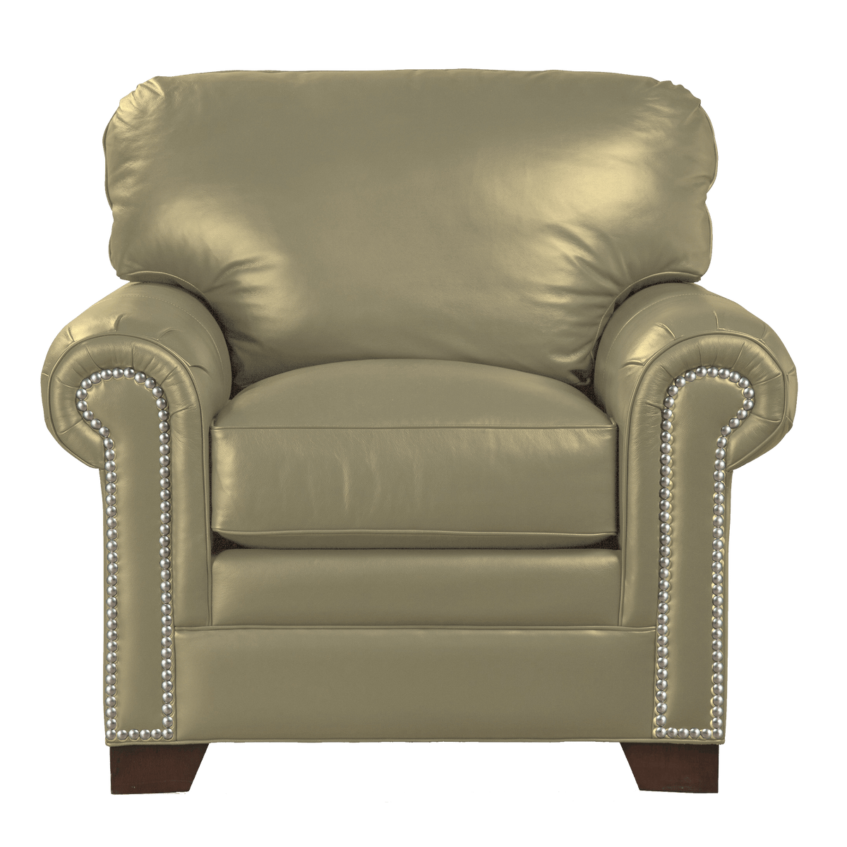 Vidonia Genuine Leather Armchair - Made in U.S.A. - Coja