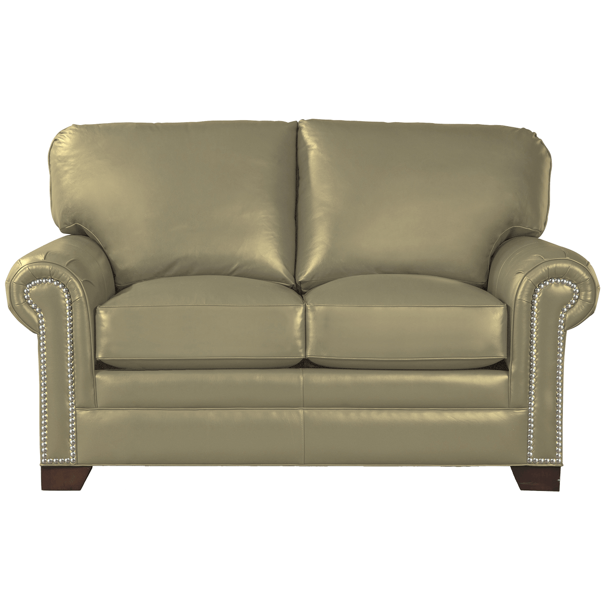 Vidonia Genuine Leather Loveseat - Made in U.S.A. - Coja