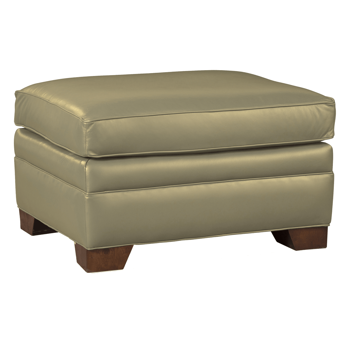 Vidonia Genuine Leather Ottoman - Made in U.S.A. - Coja