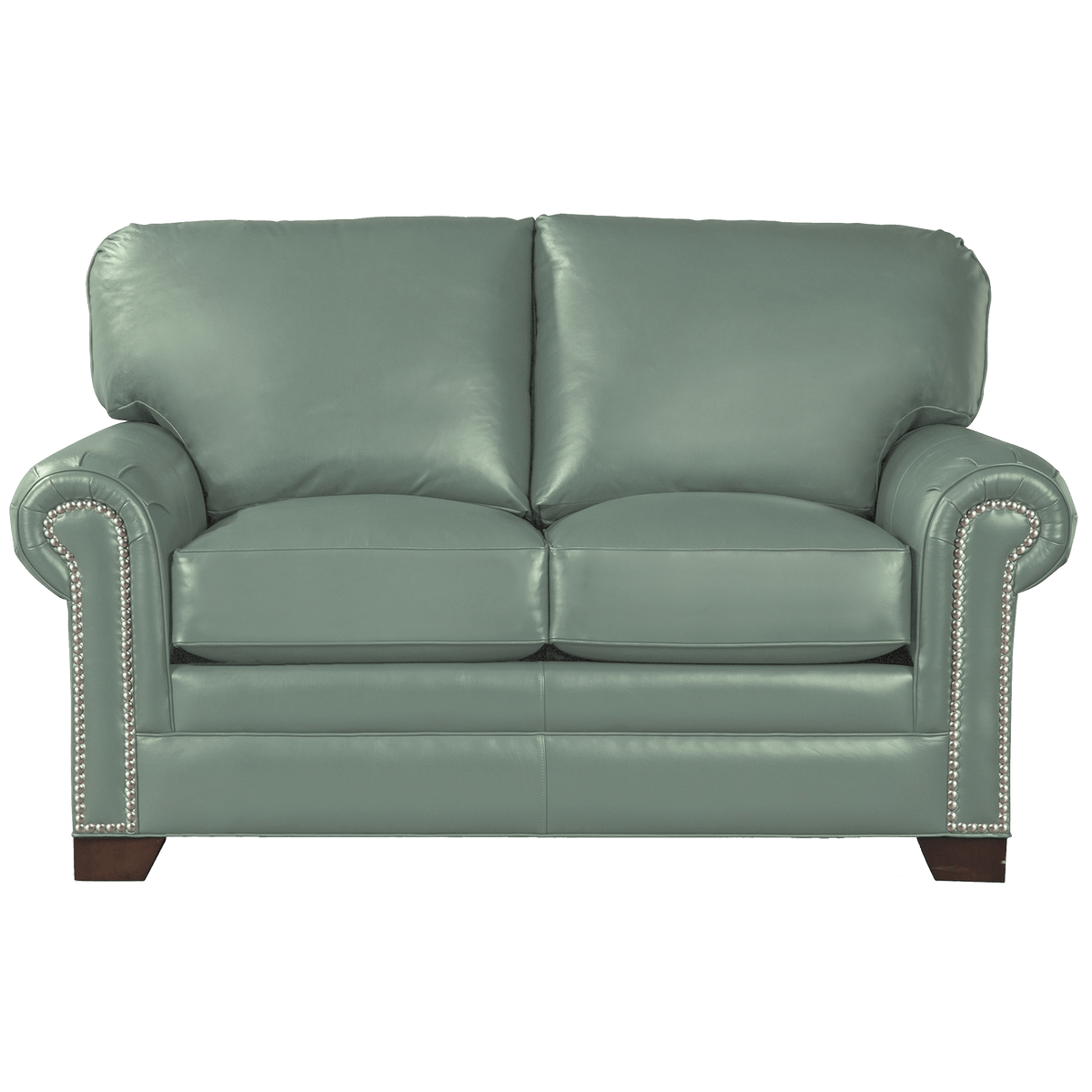 Vidonia Genuine Leather Loveseat - Made in U.S.A. - Coja