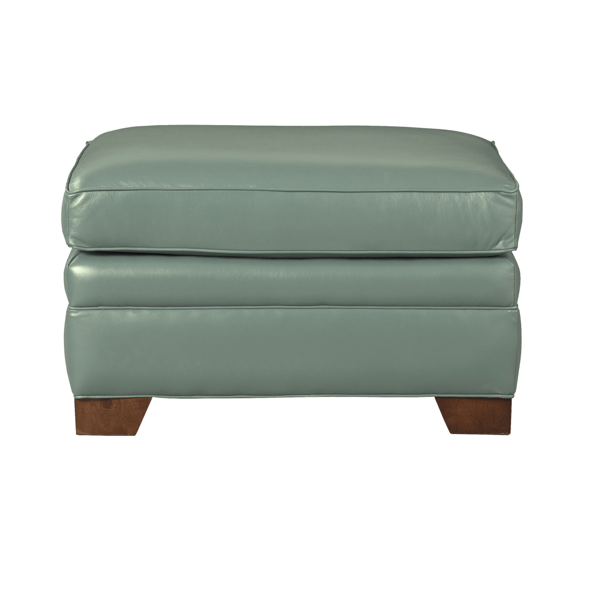 Vidonia Genuine Leather Ottoman - Made in U.S.A. - Coja