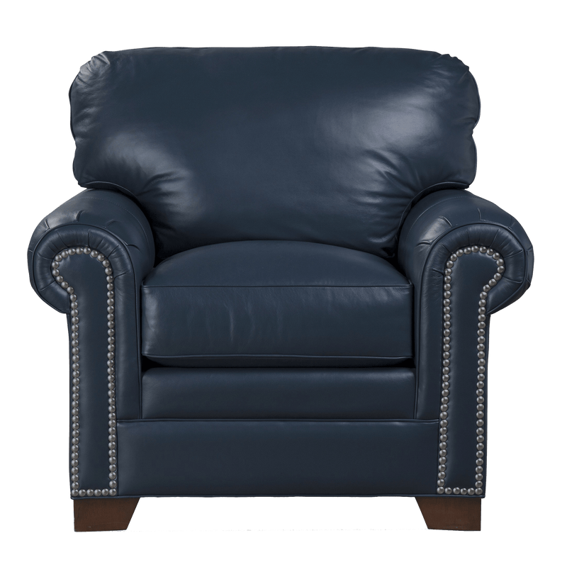 Vidonia Genuine Leather Armchair - Made in U.S.A. - Coja