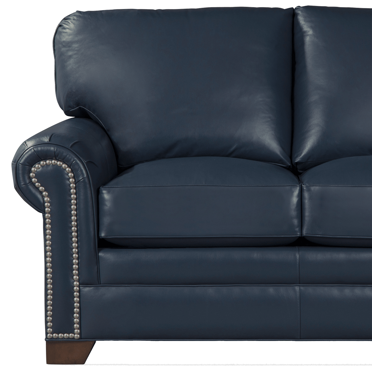 Vidonia Genuine Leather Loveseat - Made in U.S.A. - Coja