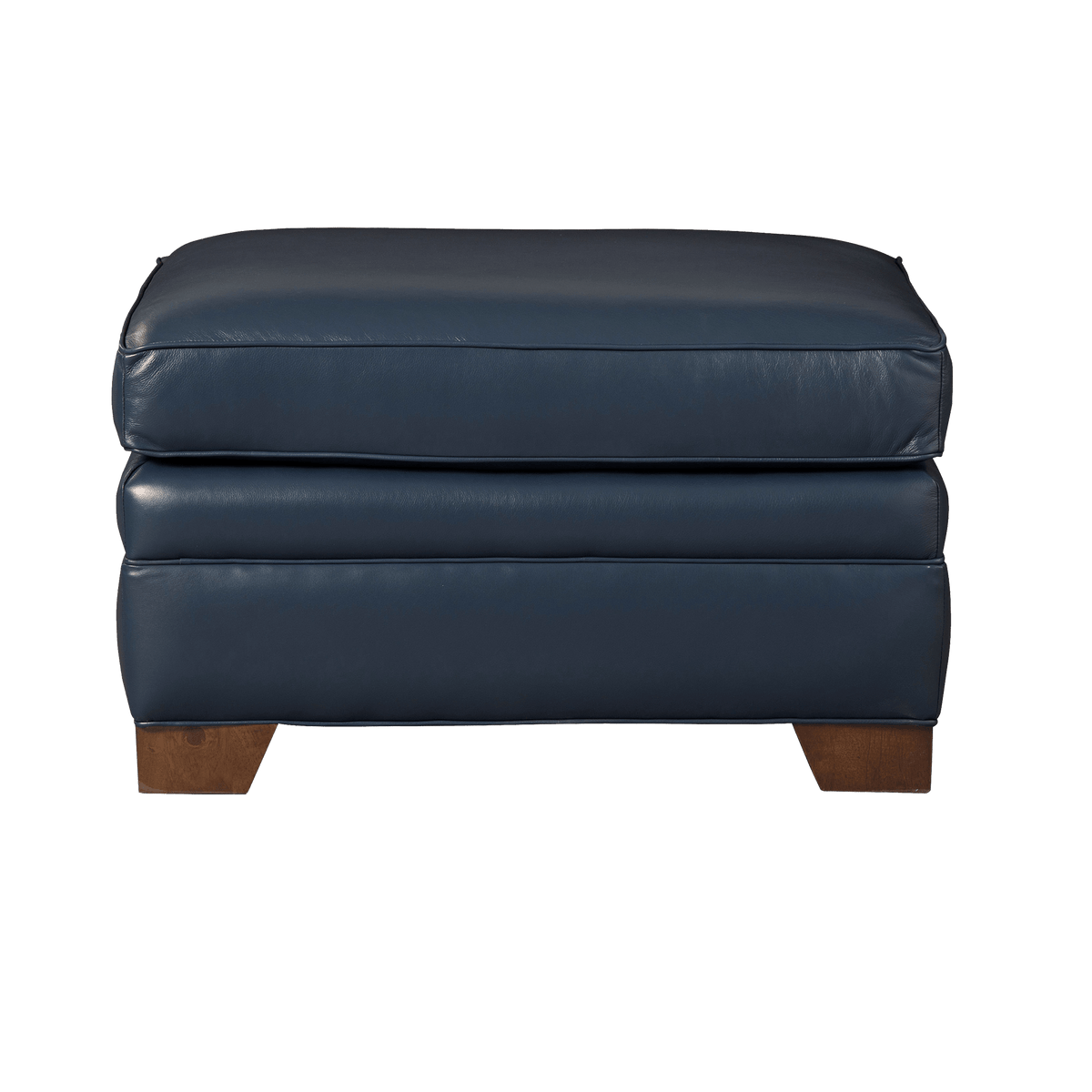 Vidonia Genuine Leather Ottoman - Made in U.S.A. - Coja