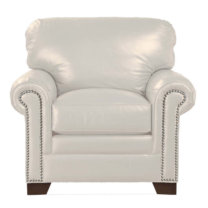 Vidonia Genuine Leather Armchair - Made in U.S.A. - Coja