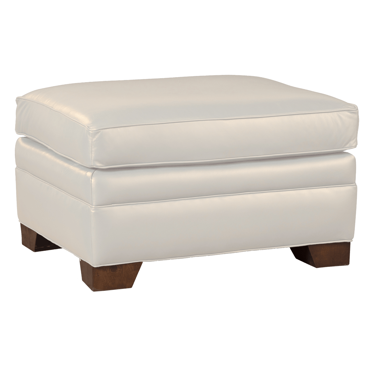 Vidonia Genuine Leather Ottoman - Made in U.S.A. - Coja