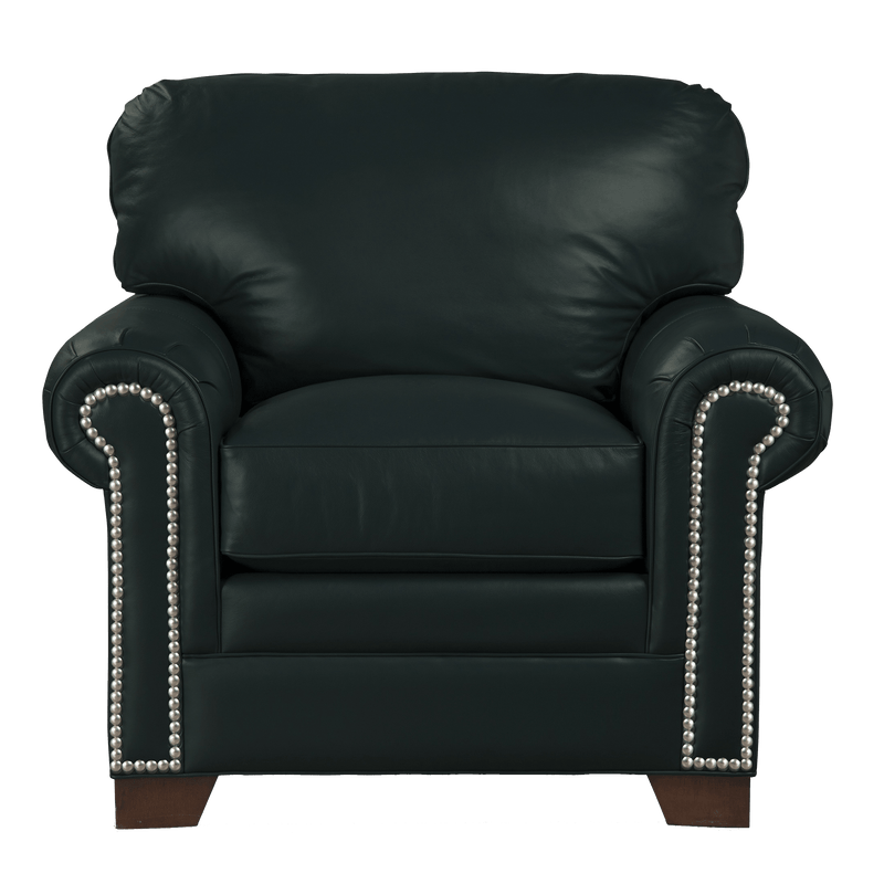 Vidonia Genuine Leather Armchair - Made in U.S.A. - Coja