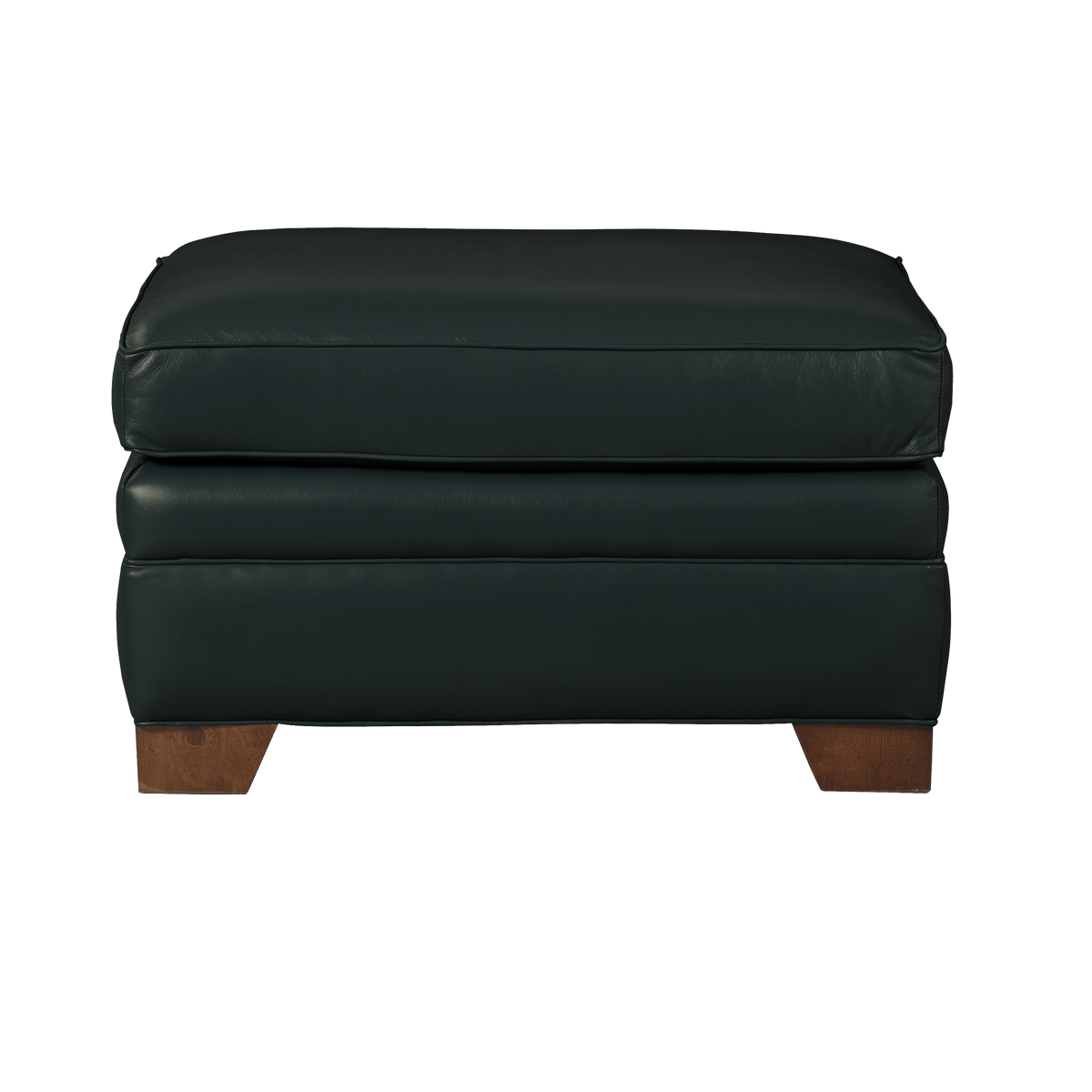 Vidonia Genuine Leather Ottoman - Made in U.S.A. - Coja