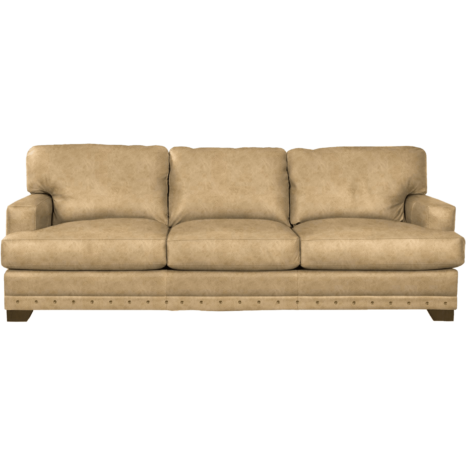 Warrdine Genuine Leather Sofa - Made in U.S.A.