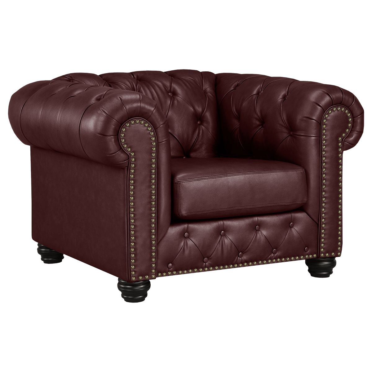 Wigan Top Grain Leather Chair - Coja