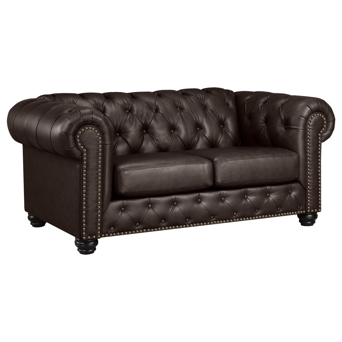 Wigan Top Grain Leather Loveseat - Coja