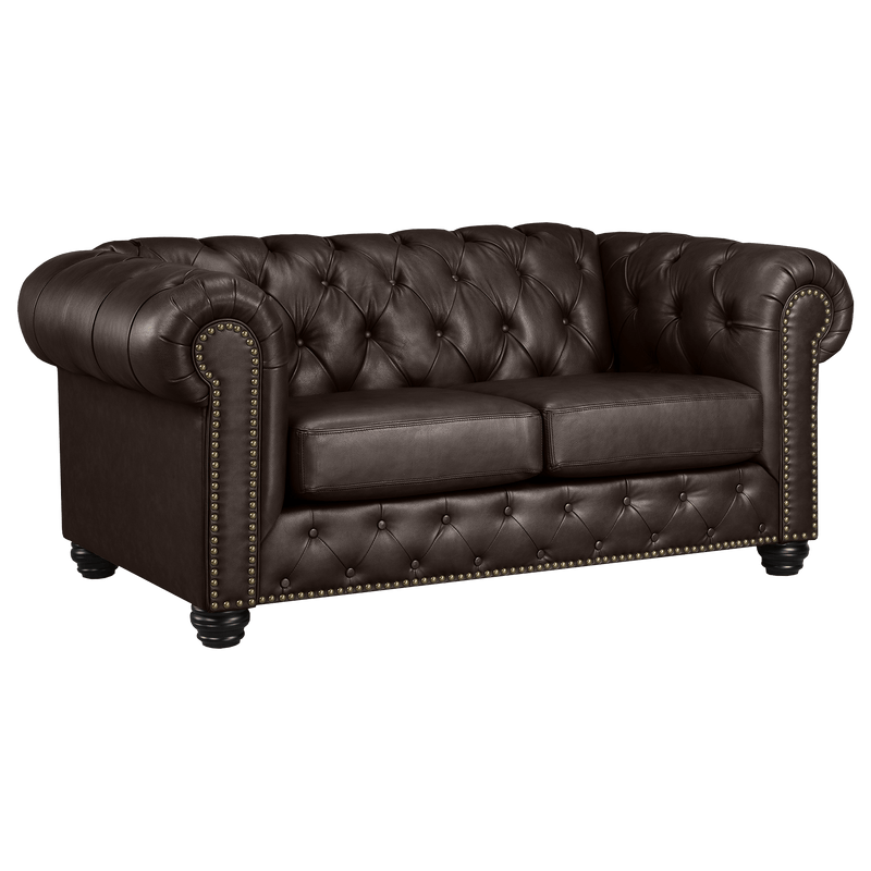 Wigan Top Grain Leather Loveseat - Coja