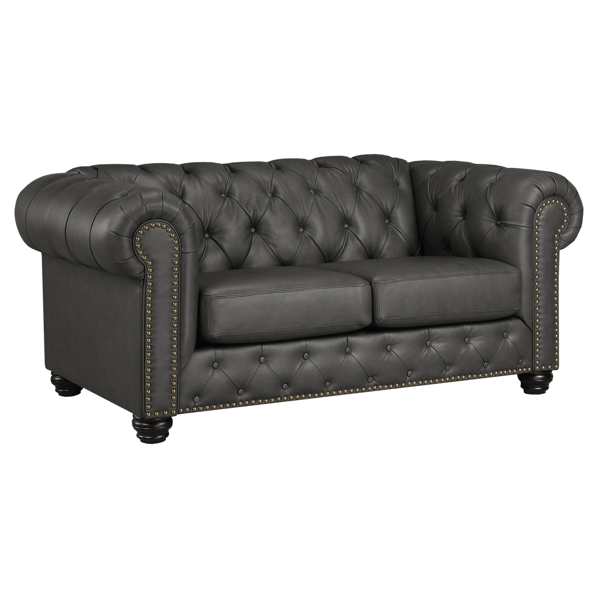 Wigan Top Grain Leather Loveseat - Coja