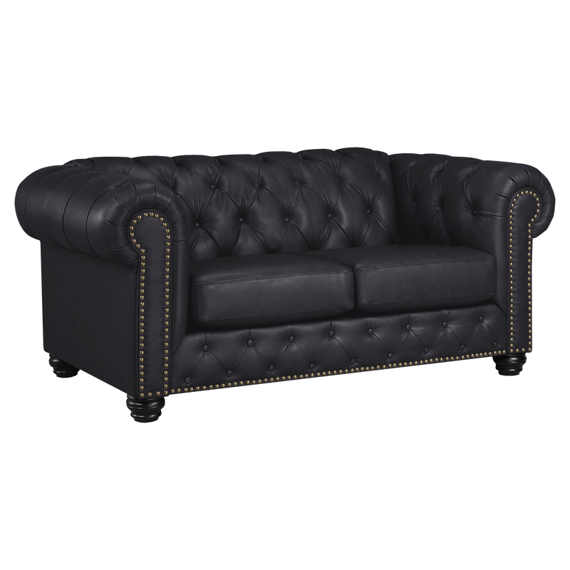 Wigan Top Grain Leather Loveseat - Coja