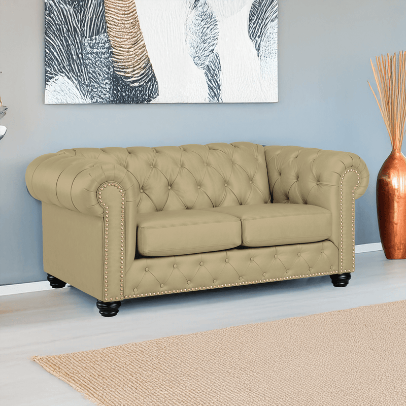 Wigan Top Grain Leather Loveseat - Coja