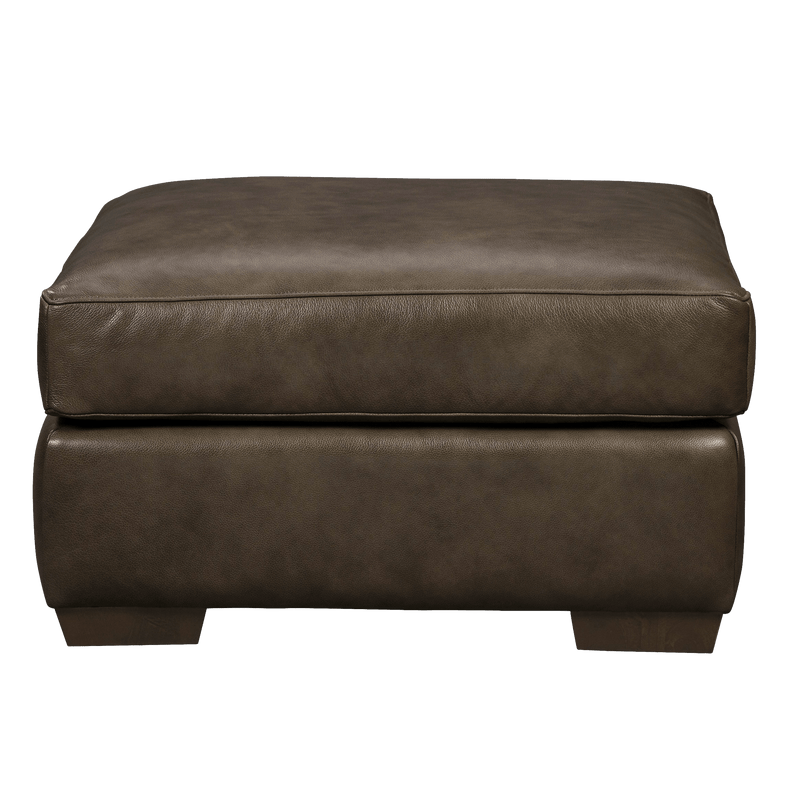 Yolainne Genuine Leather Ottoman - Made in U.S.A. - Coja