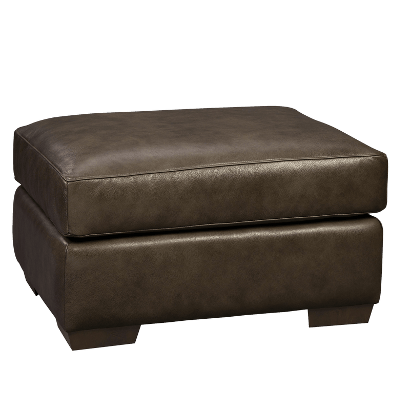 Yolainne Genuine Leather Ottoman - Made in U.S.A. - Coja