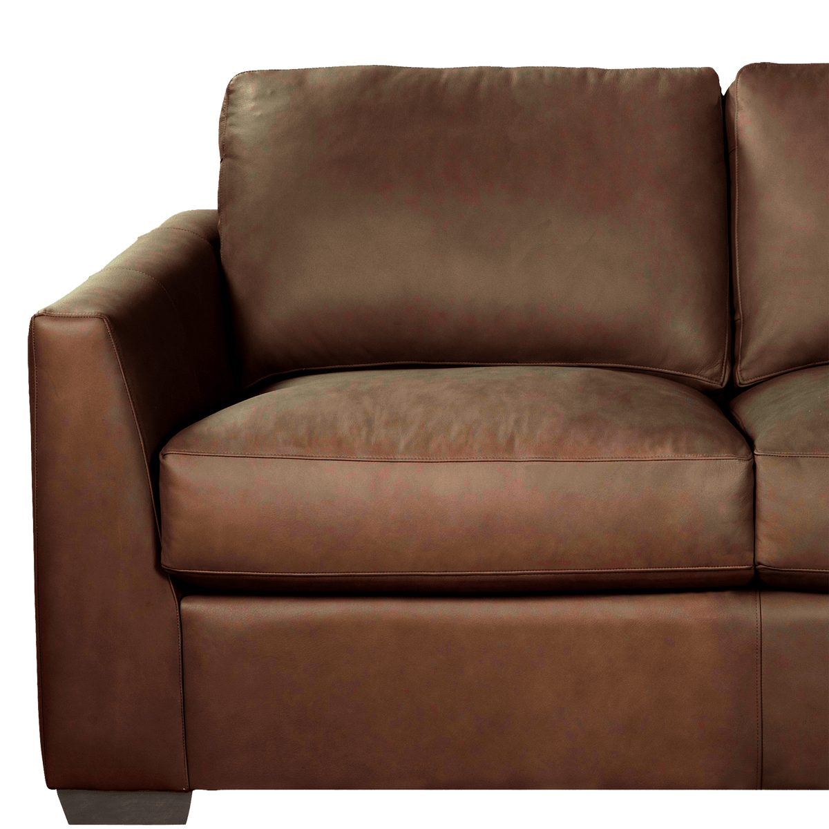 Yolainne Genuine Leather Loveseat - Made in U.S.A. - Coja