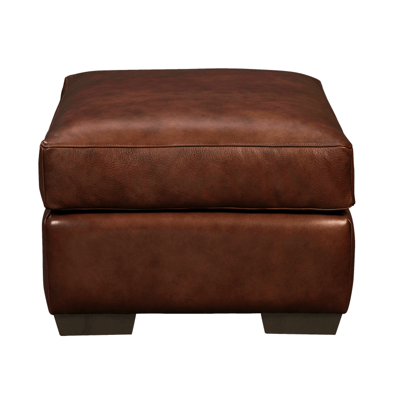 Yolainne Genuine Leather Ottoman - Made in U.S.A. - Coja