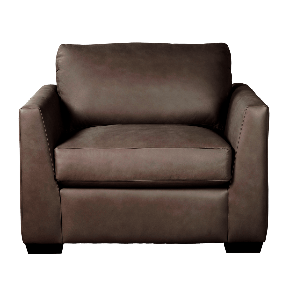 Yolainne Genuine Leather Chair and a Half - Made in U.S.A. - Coja