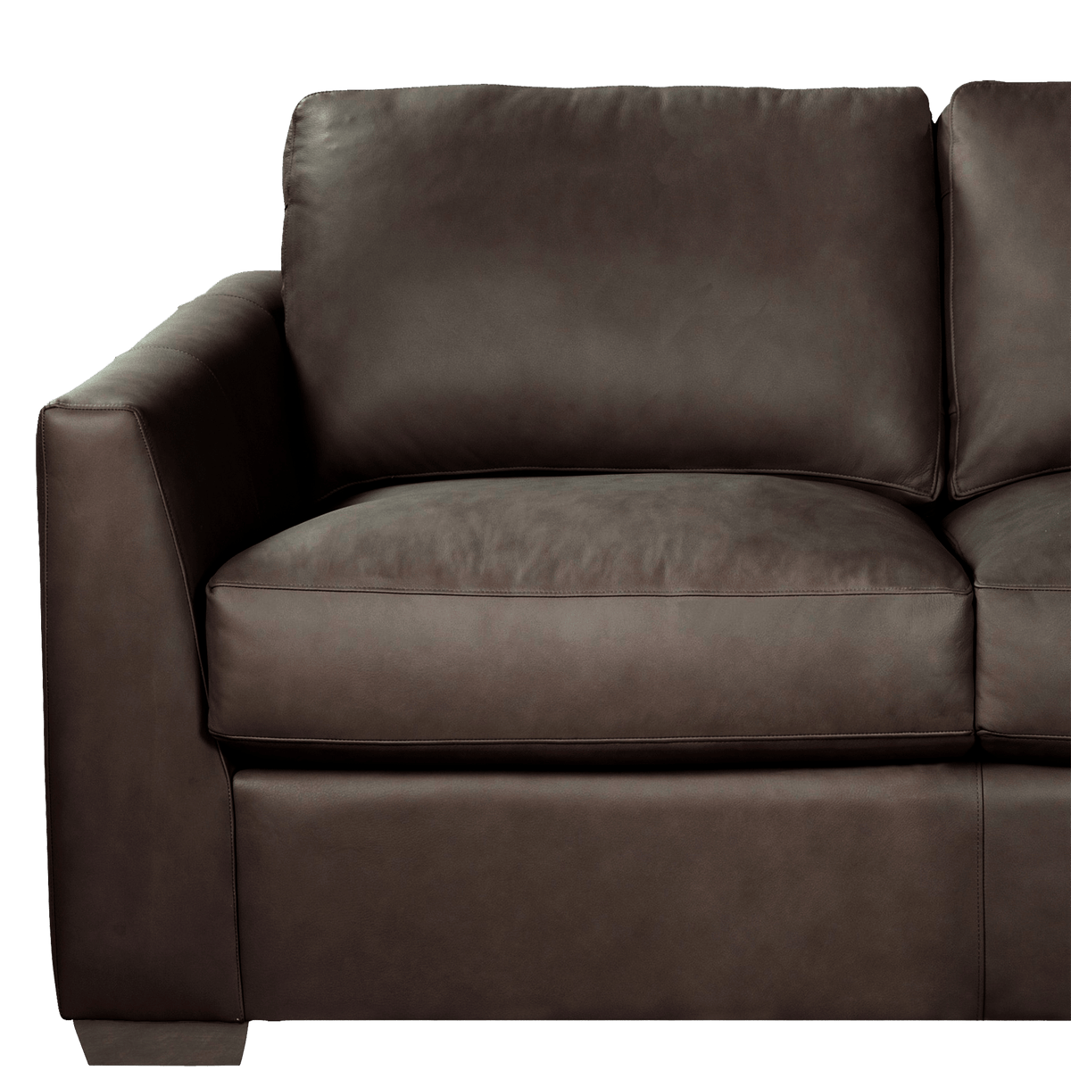 Yolainne Genuine Leather Loveseat - Made in U.S.A. - Coja