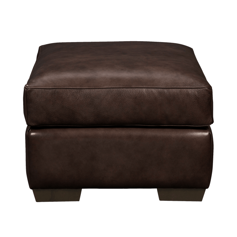 Yolainne Genuine Leather Ottoman - Made in U.S.A. - Coja