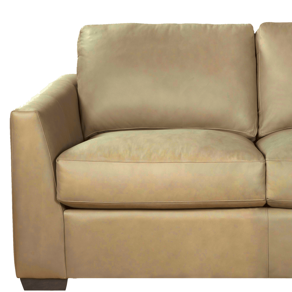 Yolainne Genuine Leather Loveseat - Made in U.S.A. - Coja