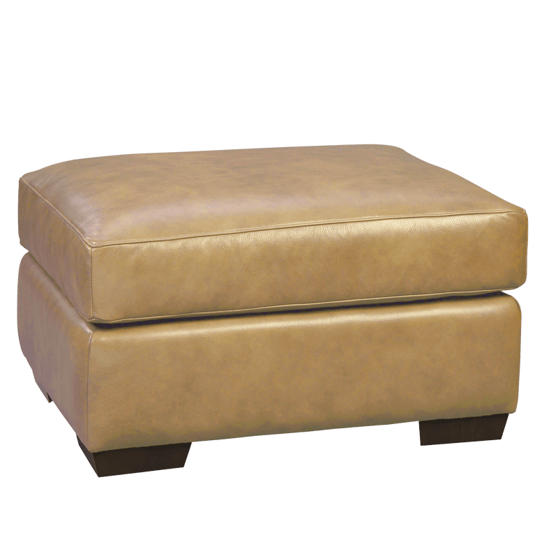 Yolainne Genuine Leather Ottoman - Made in U.S.A. - Coja