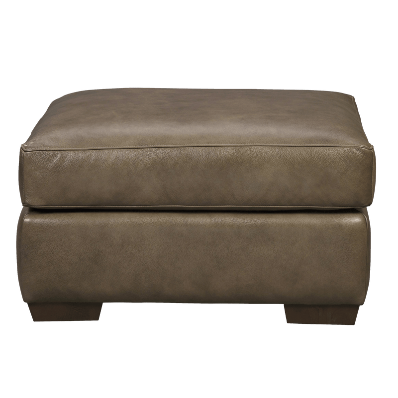 Yolainne Genuine Leather Ottoman - Made in U.S.A. - Coja