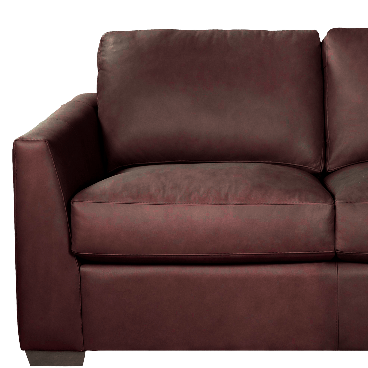 Yolainne Genuine Leather Loveseat - Made in U.S.A. - Coja