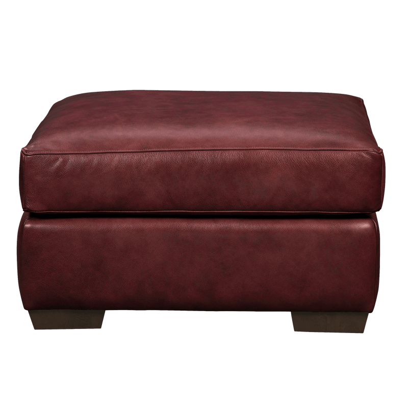 Yolainne Genuine Leather Ottoman - Made in U.S.A. - Coja